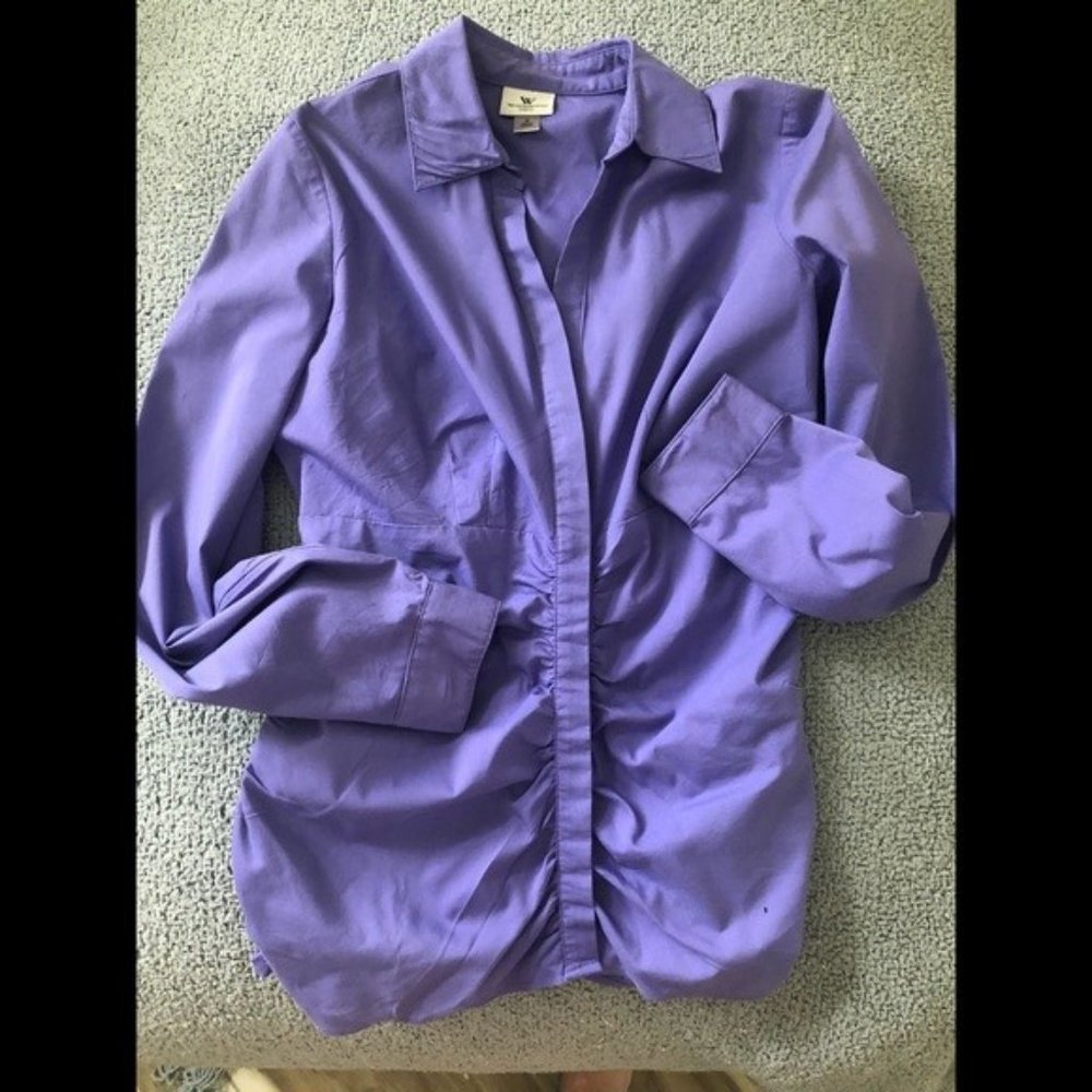 Worthington dress shirt purple S